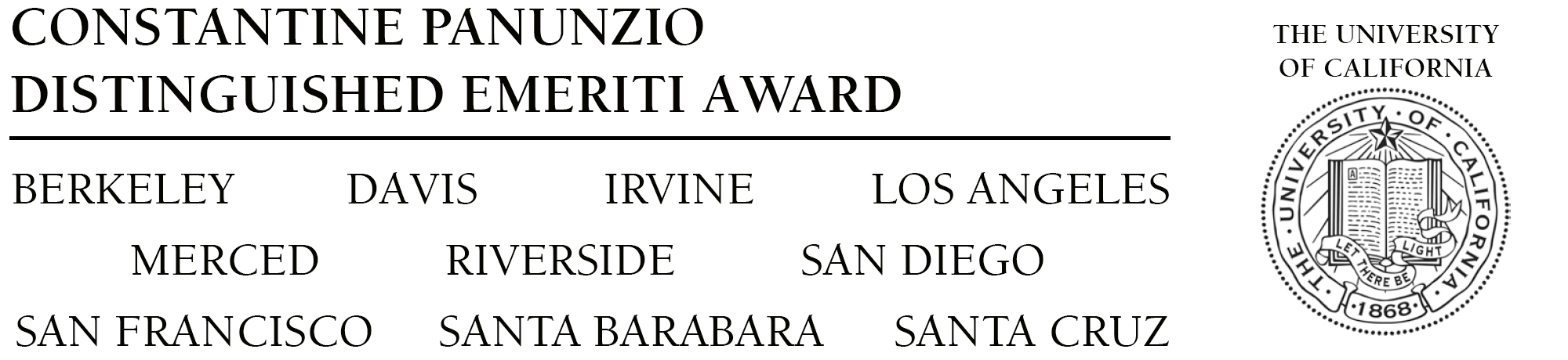Panunzio Award
